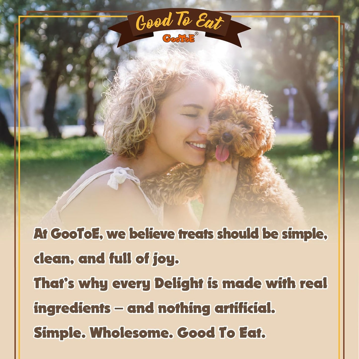 Gootoe Chicken Breast Jerky Dog Treats 1 lb, All Natural, Grain-Free, High-Protein, Low Fat, Healthy & Easily Digestible