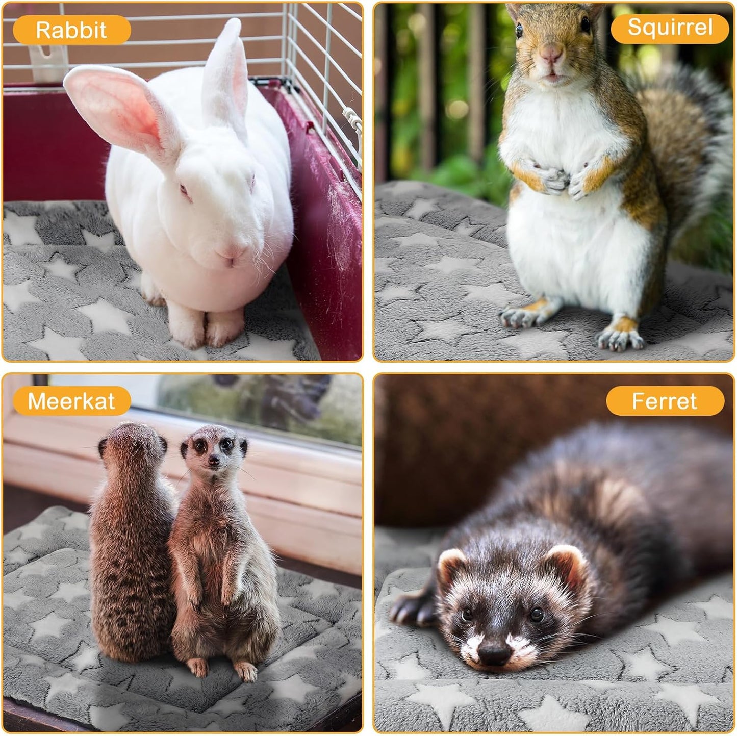 4 Pcs Washable Dog Crate Mat Kennel Pad Replaceable Reversible Pet Bed Pad for Crate Pet, Sleeping Mat for Small, Medium, Large Dog Machine Washable(18 x 24 x 1.6 Inch,Gray)