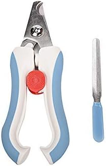 OMEM Bird Nail Clippers with Grinding Nail Scissors Tool Pet Parrot Claw Care (Blue,S)