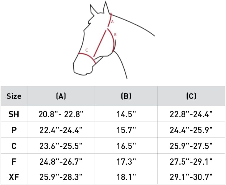 HORZE Kiel Adjustable Horse Halter with Fleece Padding - Dark Navy - Cob