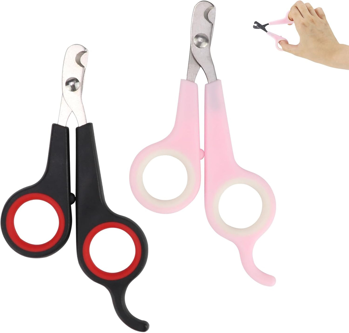 Pet Nail Clippers Grooming Tool Nail Scissors Clipper Nail Trimmers for Small Animals Pet Bird Parrot, 2.4x4.6 Inch