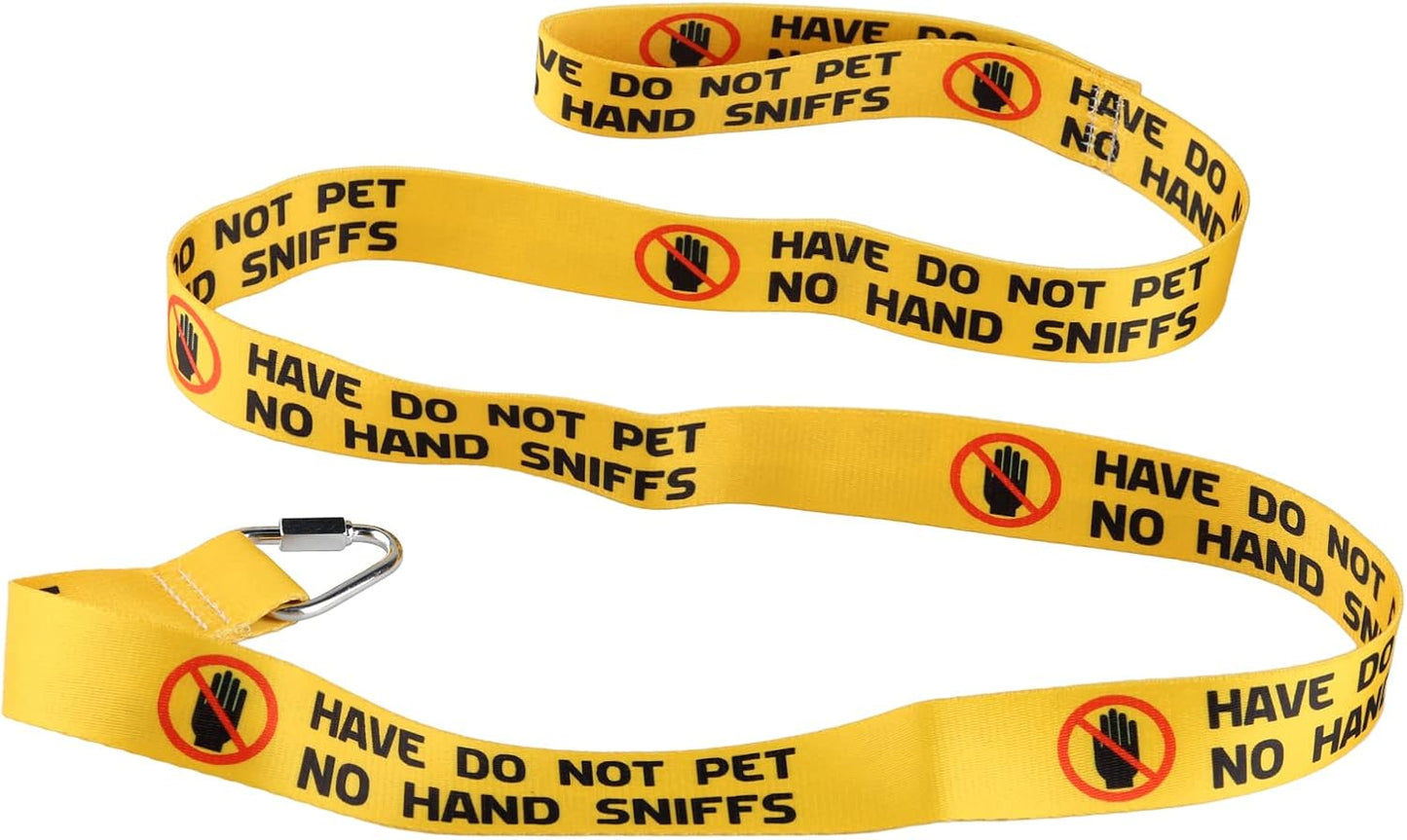 Funny Dog Leash Do Not Pet No Hand Sniffs Dog Leash Walking Training Dog Leashes Dog Owner Pet Lover Gift (Hand Sniffs)