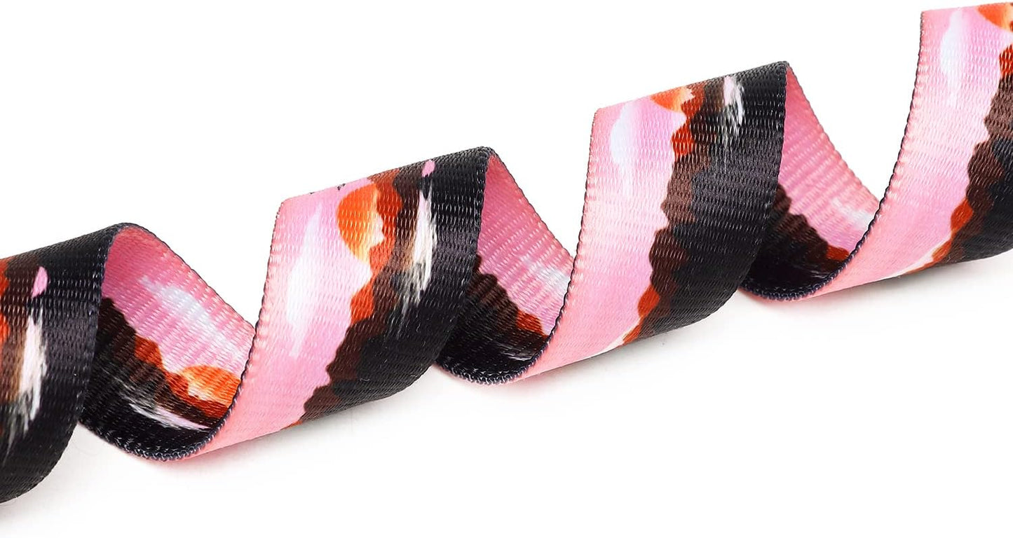 Mercano Adjustable Dog Collar - Special Design Patterns, Soft Nylon Comfortable Durable Pet Collar for Small Medium Large Dogs (S, Sunset)