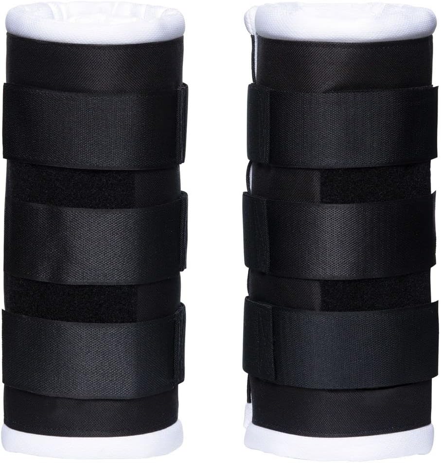 Schneiders Dura-Tech Tekno-Dri Quick Wrap No Bow Leg Wraps for Horses | Exceptional Support & Moisture-Wicking Protection | Color Black | Size 14"