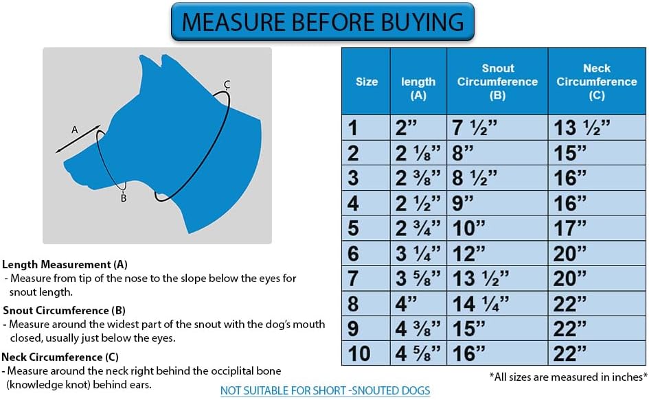 Leather Brothers Italian Basket Dog Muzzle, Adjustable Secure Fit, Comfortable Design, Training and Safety, Averts Biting, Prevents Chewing and Scavenging, Perfect for Grooming - Black, Size 9