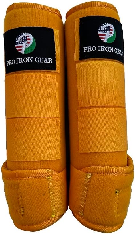 Horse Medicine Brushing Boots Leg Wraps Protection Gear Set of 2 and Set of 4 in 14 Colors