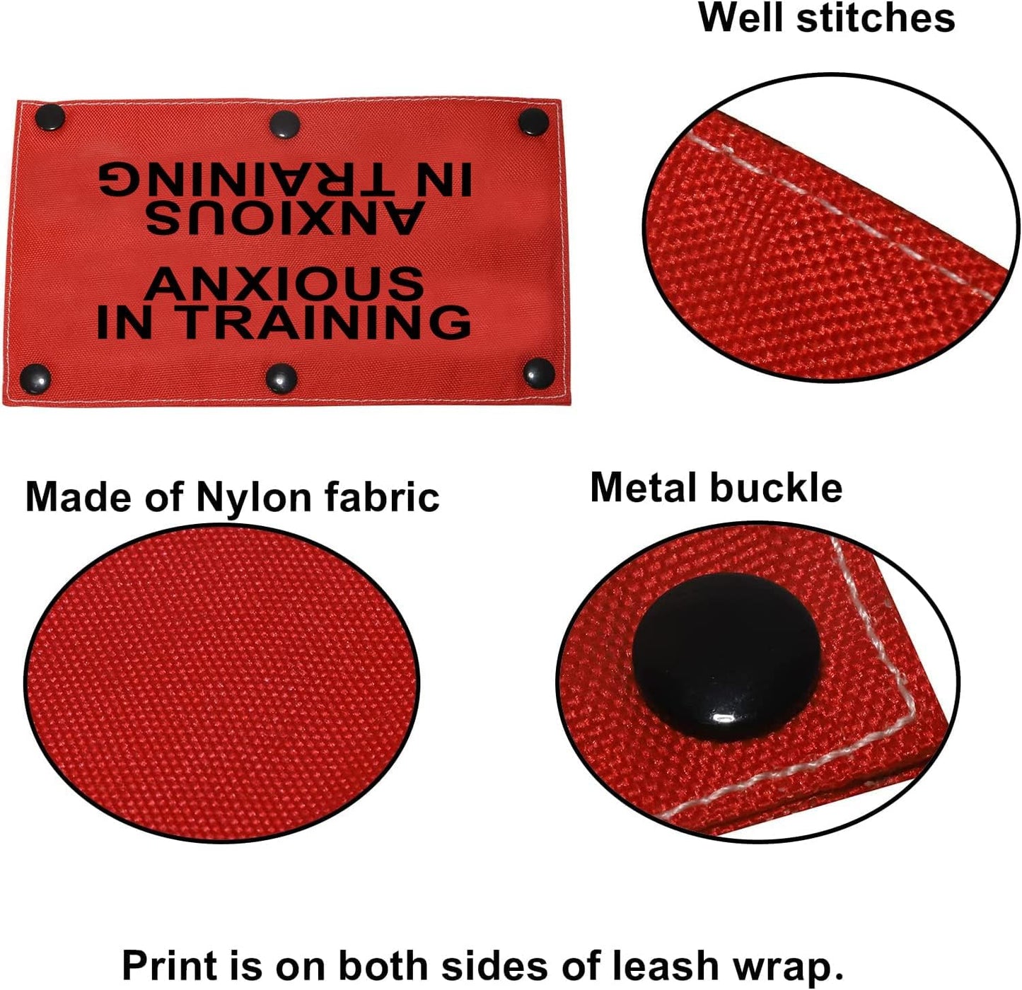 Funny Dog Leash Sleeve Have Anxious in Training Dog Leash Wrap Sleeve Pet Birthday Gift (Anxious in Training-Sleeve)