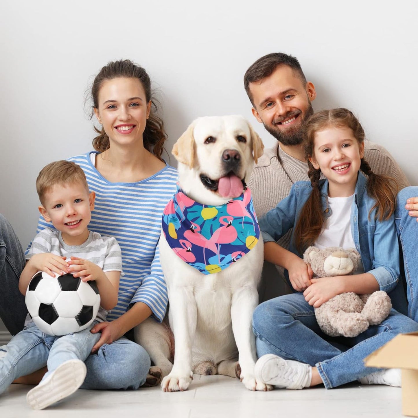 Chunful 100 Pieces Dog Bandanas Bulk Summer Pet Bandanas Pack Triangle Scarf Bib Kerchief Set for Small Large Dog Costume Accessories Decoration(25.6 x 17.7 x 17.7,Fruit)