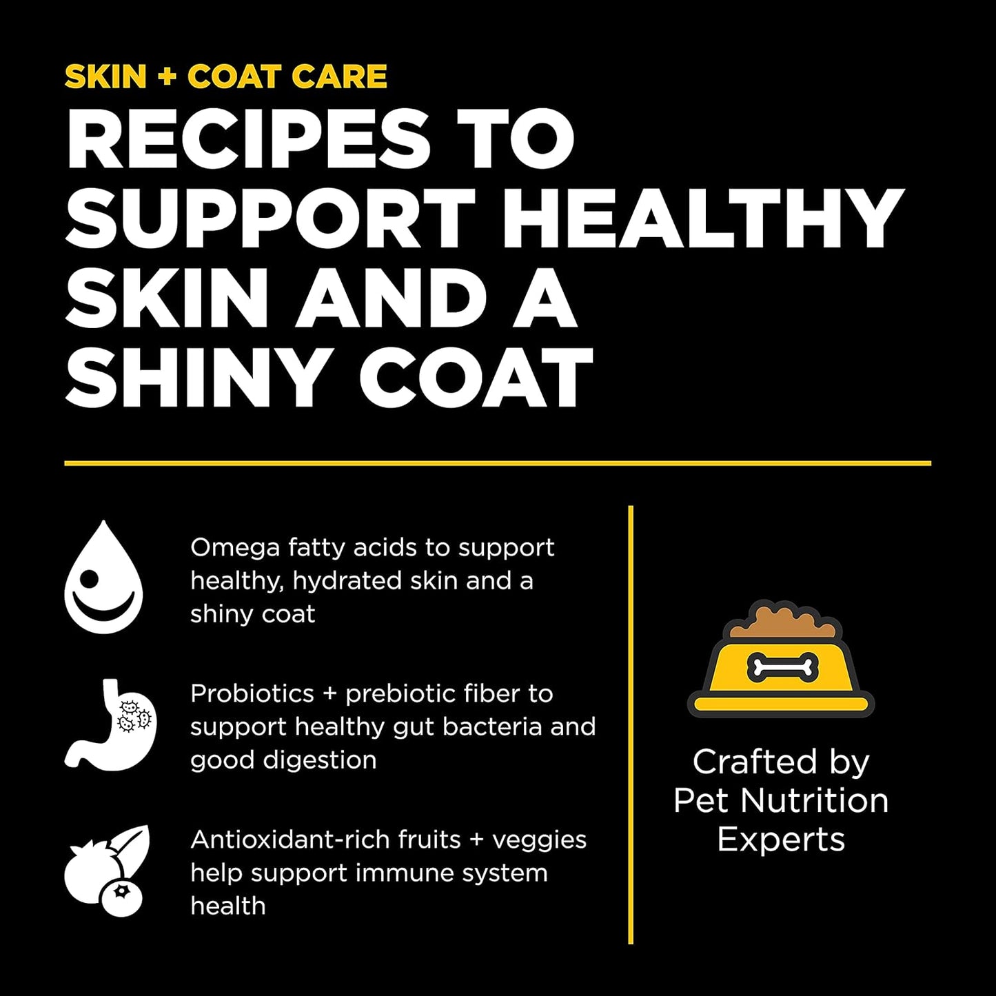 Go! Solutions Skin + Coat Care, Dry Dog Food, Duck Recipe with Grains, 3.5 lb Bag