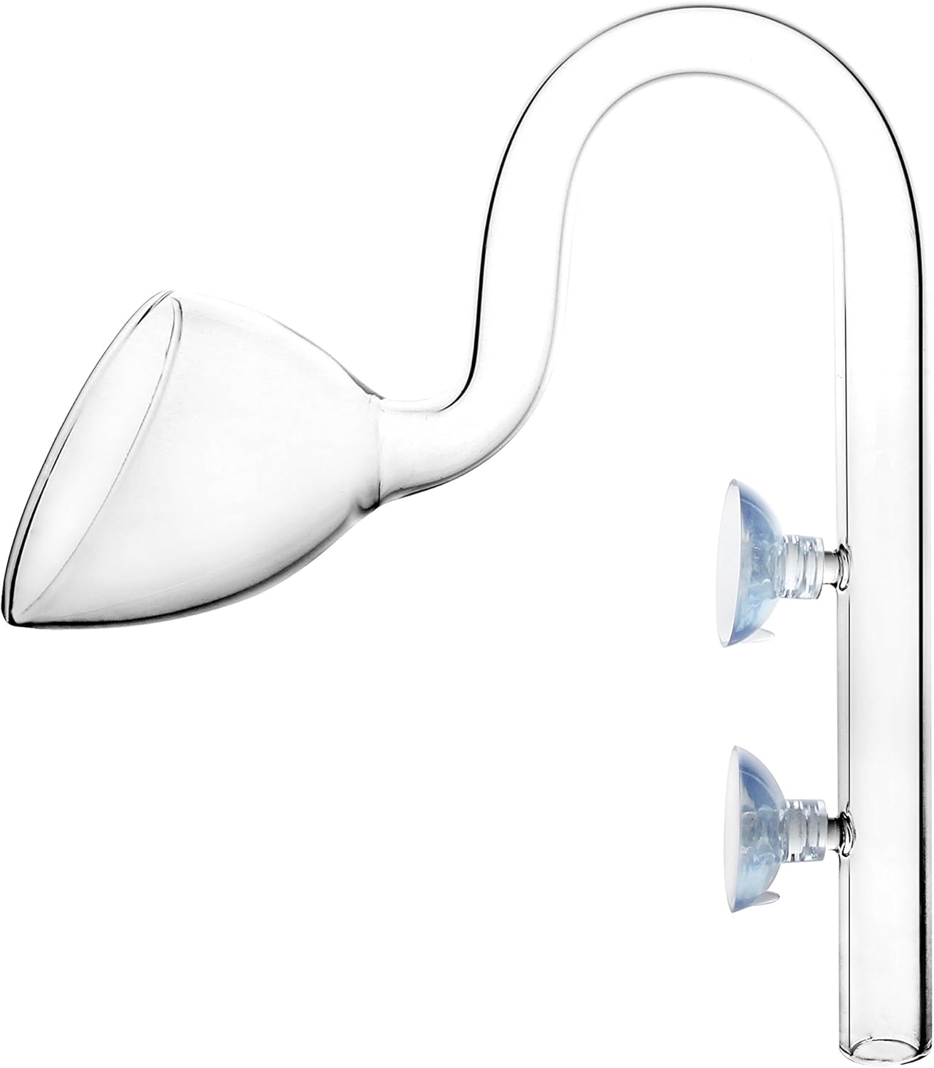 Glass Lily Pipe Outflow for Aquarium Planted Tank (17mm for 16/22mm (5/8" ID) tubing)