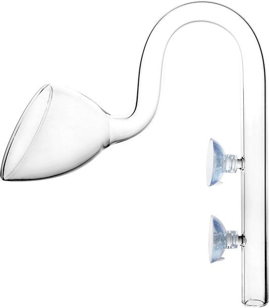Glass Lily Pipe Outflow for Aquarium Planted Tank (20mm for 19/25mm (3/4" ID) tubing)
