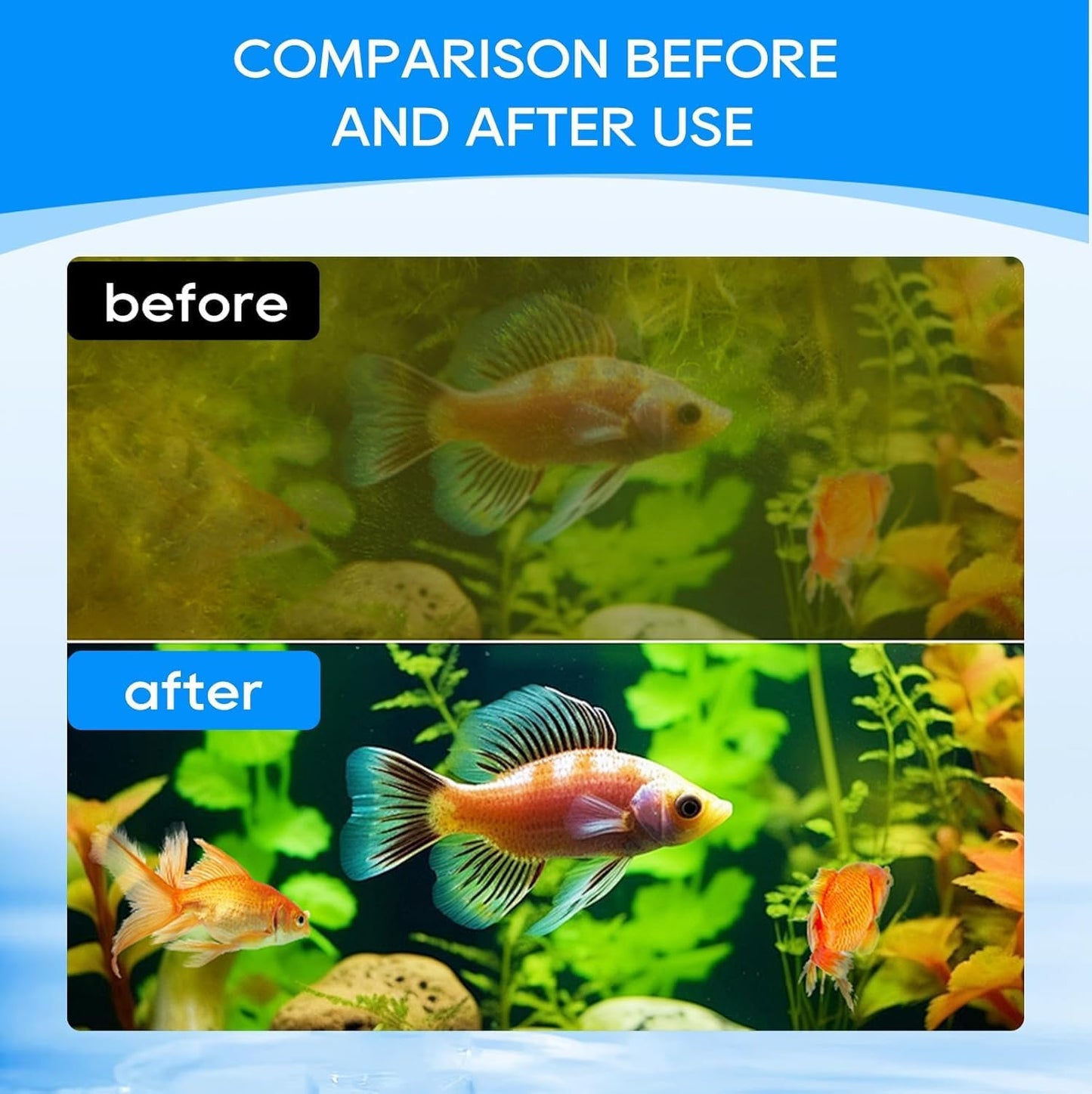 16PCS Medium Filter Cartridges Compatible with Tetra Whisper Bio-Bag Filter Cartridges Medium for Aquariums 10i IQ10 PF10, Fish Tank Filter Cartridges Power Filter Replacement for Tetra Filter