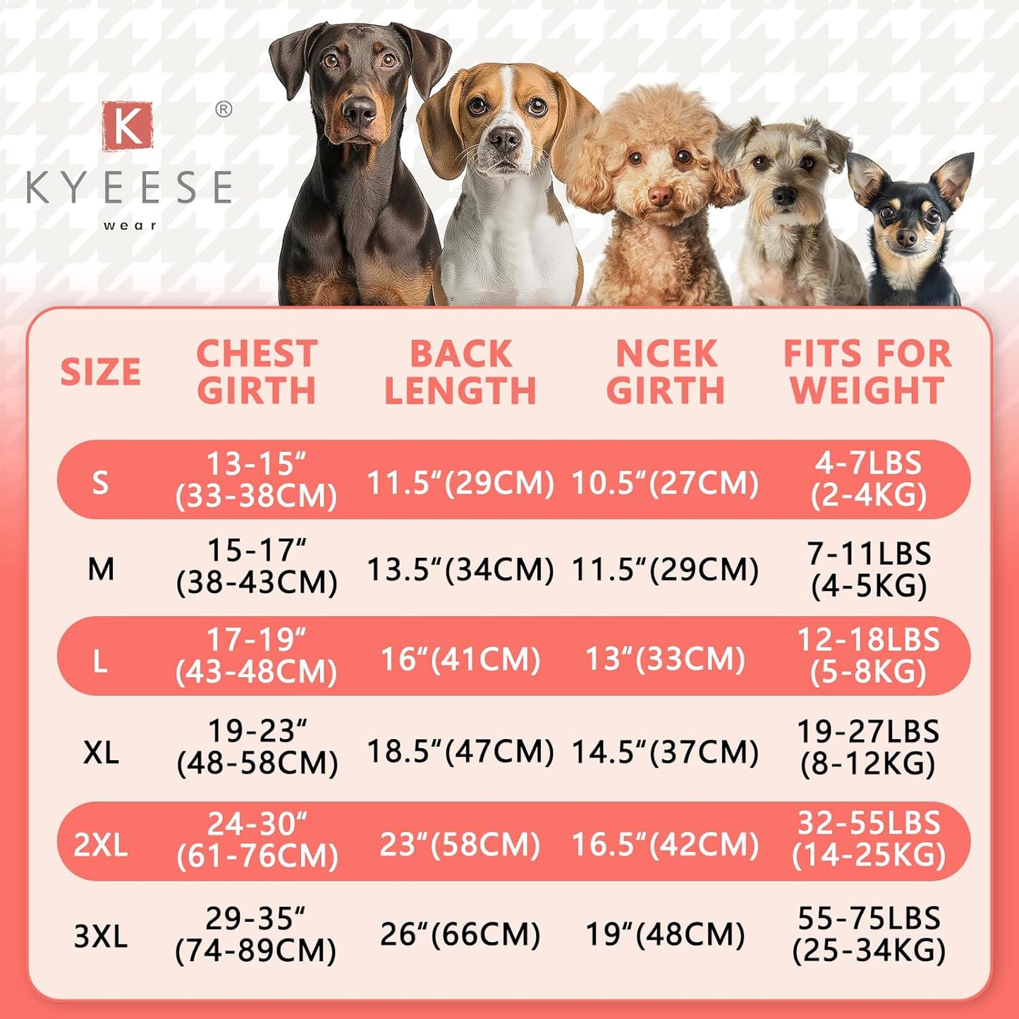 KYEESE 2Pack Dog Sweater Turtleneck Pet Coats Warm Dogs Clothes Pullover Dog Sweaters for Large Dogs Soft Pets Sweatshirt Stretchy Pet Sweater Large Size Pets