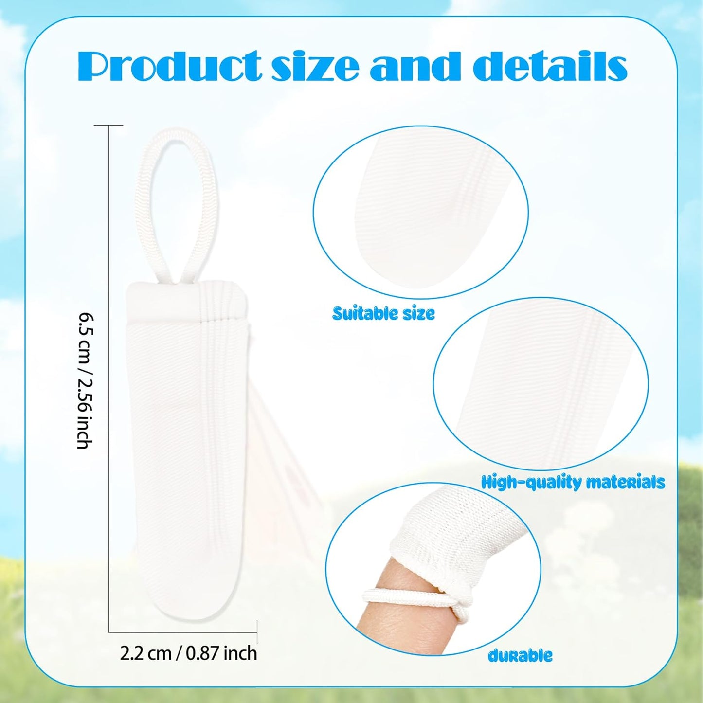 40 Pcs Fingerbrush for Dogs with Straps Dog Finger Toothbrush Fabric Soft Pet Dental Finger Brush for Dog Cat Teeth Cleaning Washable & Reusable Care Brushing Kit Reducing Plaque