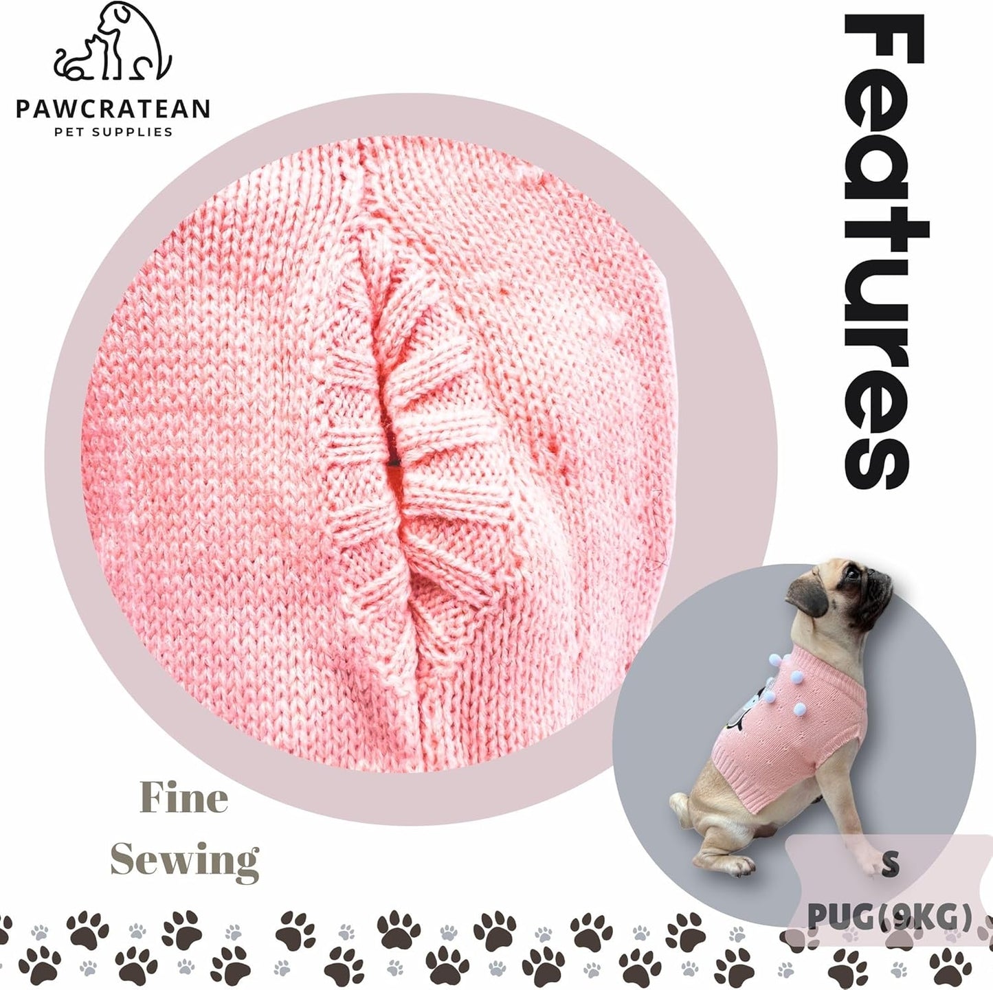 Cute Sweater for Dogs and Cats Soft Flannel Pet Outfit Warm and Cozy Animal Hoodie Small to Large Pet Clothes for Halloween Parties and Everyday Wear (X-Large, Pink Pinguin)