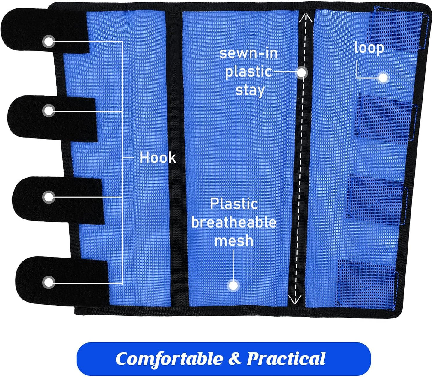 8 Pcs Mesh Fly Boots for Horse Breathable Mesh Horse Boots Protective Horse Leg Wraps Horse Leggings for Preventing Flies and Mosquitoes Bites (Light Pink, Dark Pink)