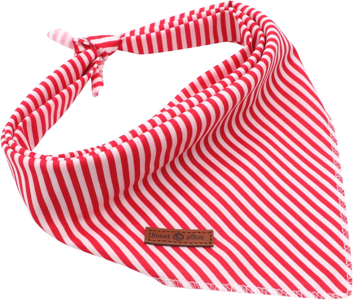 Lionet Paws Dog Bandana for Small Medium Large Dogs, Cat Dogs Kerchief Triangle Bibs Scarf for Girl or Boy