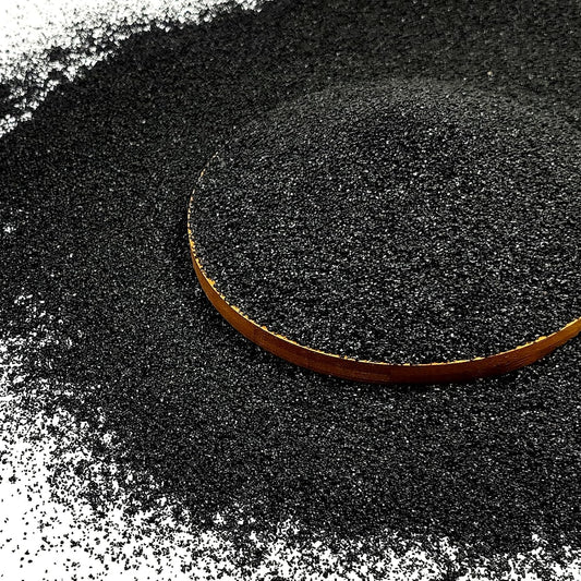 20 lbs Black Silica Sand. Decorative Aquarium Gravel Substrate for Fish Tank, Plants Potted, Fire Pits, Candle, Vase Filler and Crafts